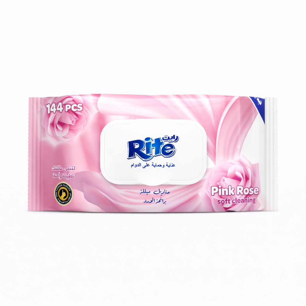 Rite Turkish Rose Wet Wipes 0117 – 144 Wipes