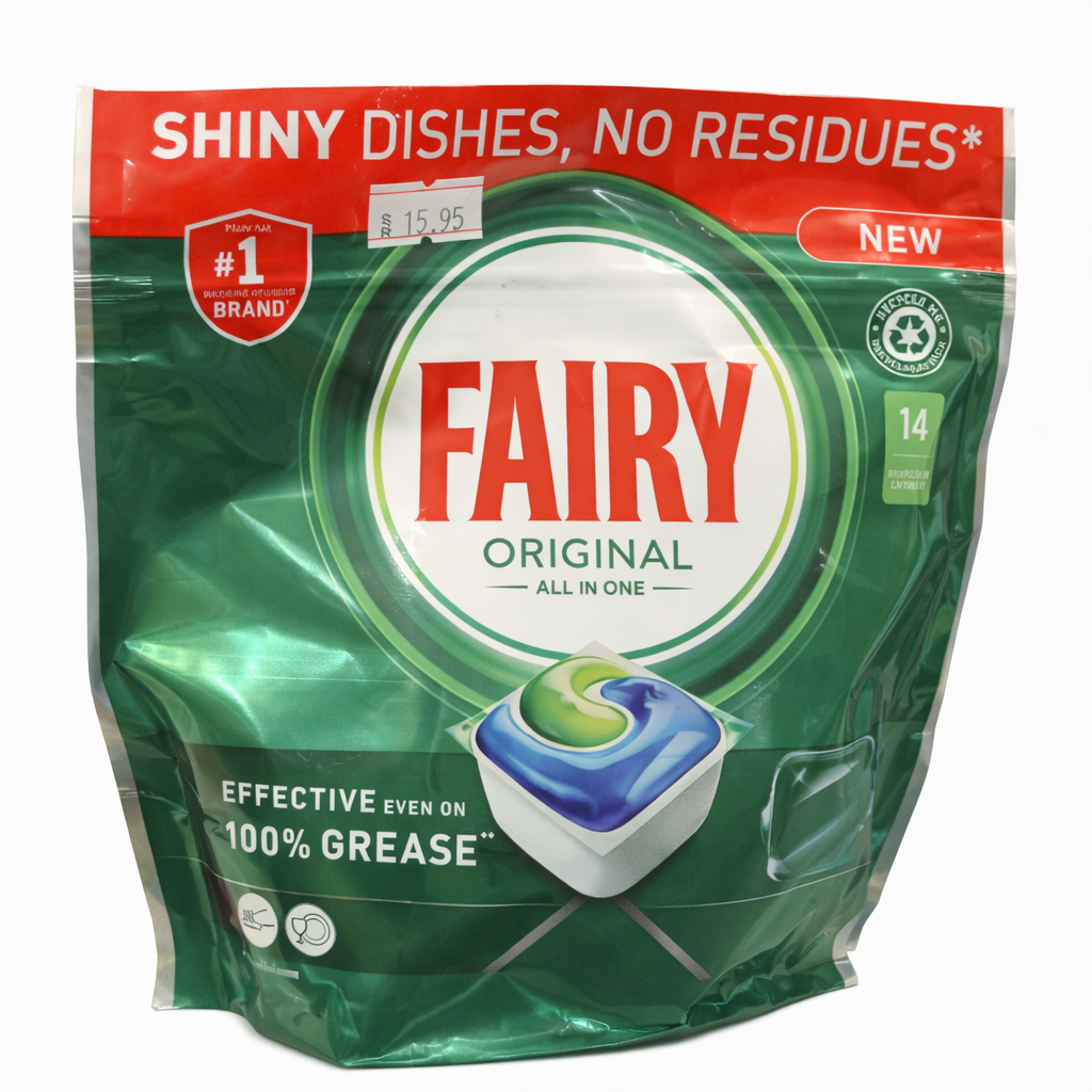 Fairy Dishwasher Capsules – 14 Capsules