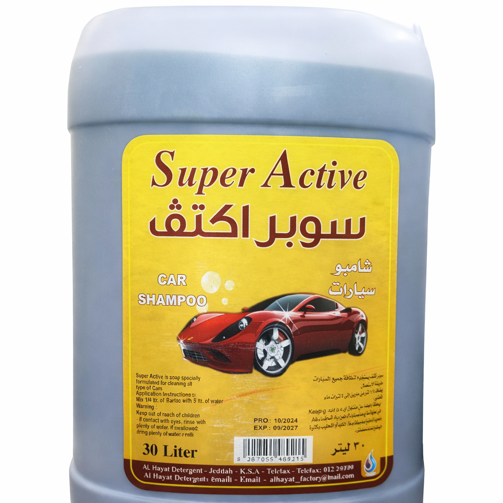 Super Active Car Shampoo – 30 Liters