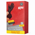 Rite Black Jonte Gloves – Size S (Small) | 45 Pieces | Model 9197