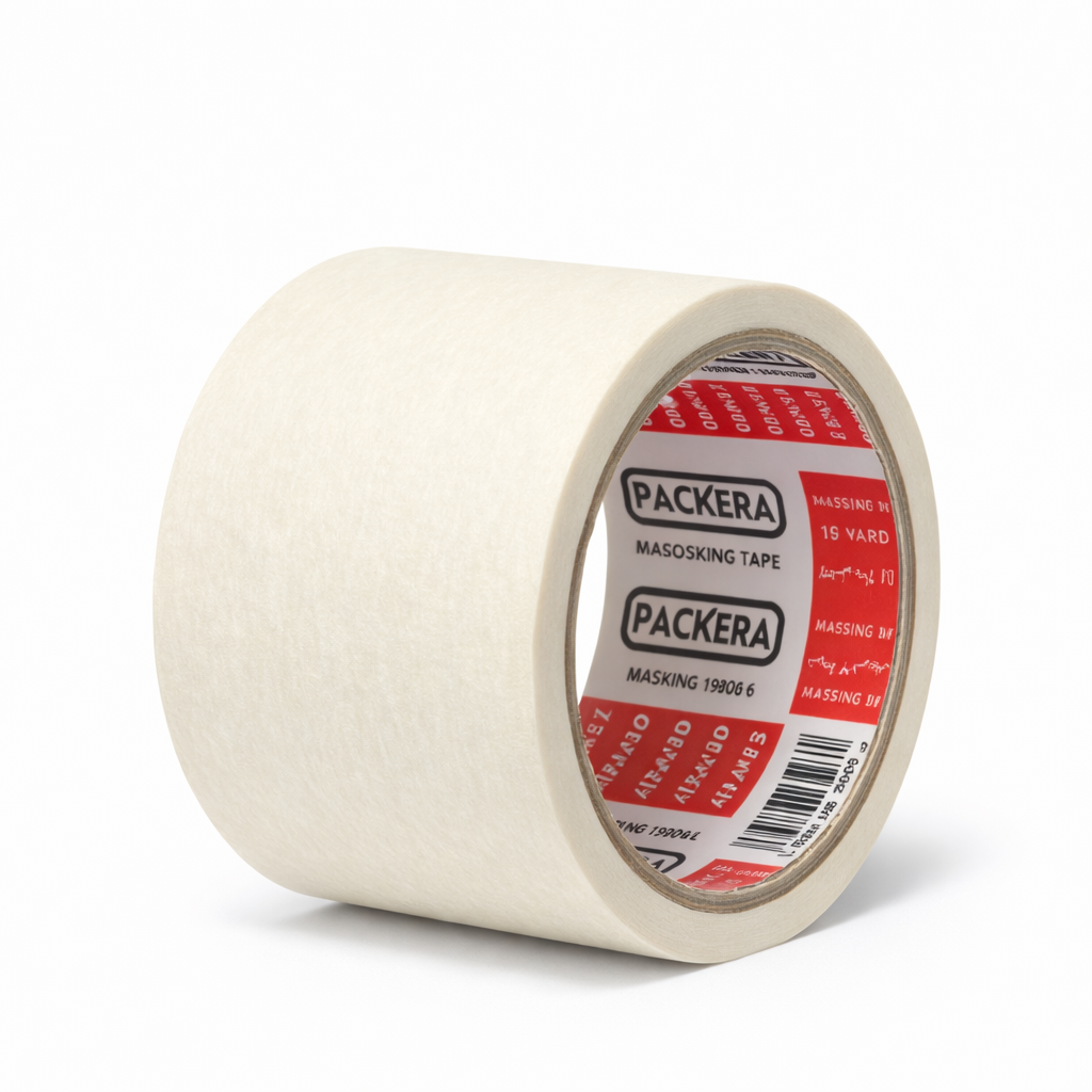 Paper Masking Tape – 18 Yards Length | Pack of 24 Rolls