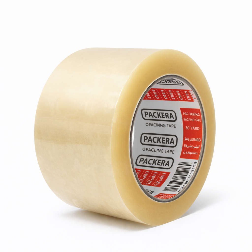 Clear Jumbo Adhesive Tape – 180 Yards Length | Pack of 24 Rolls