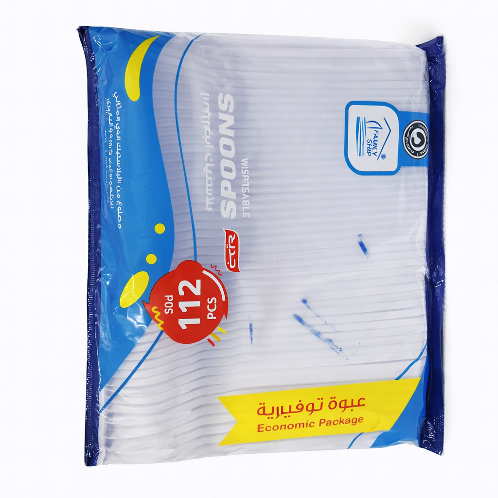 Rite White Table Spoons plastic – 112 Pieces × 36 Packs | Model 22-03