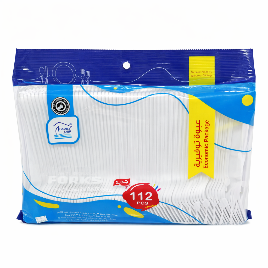 Rite White Table Forks – 112 Pieces × 36 Packs | Model 22-04