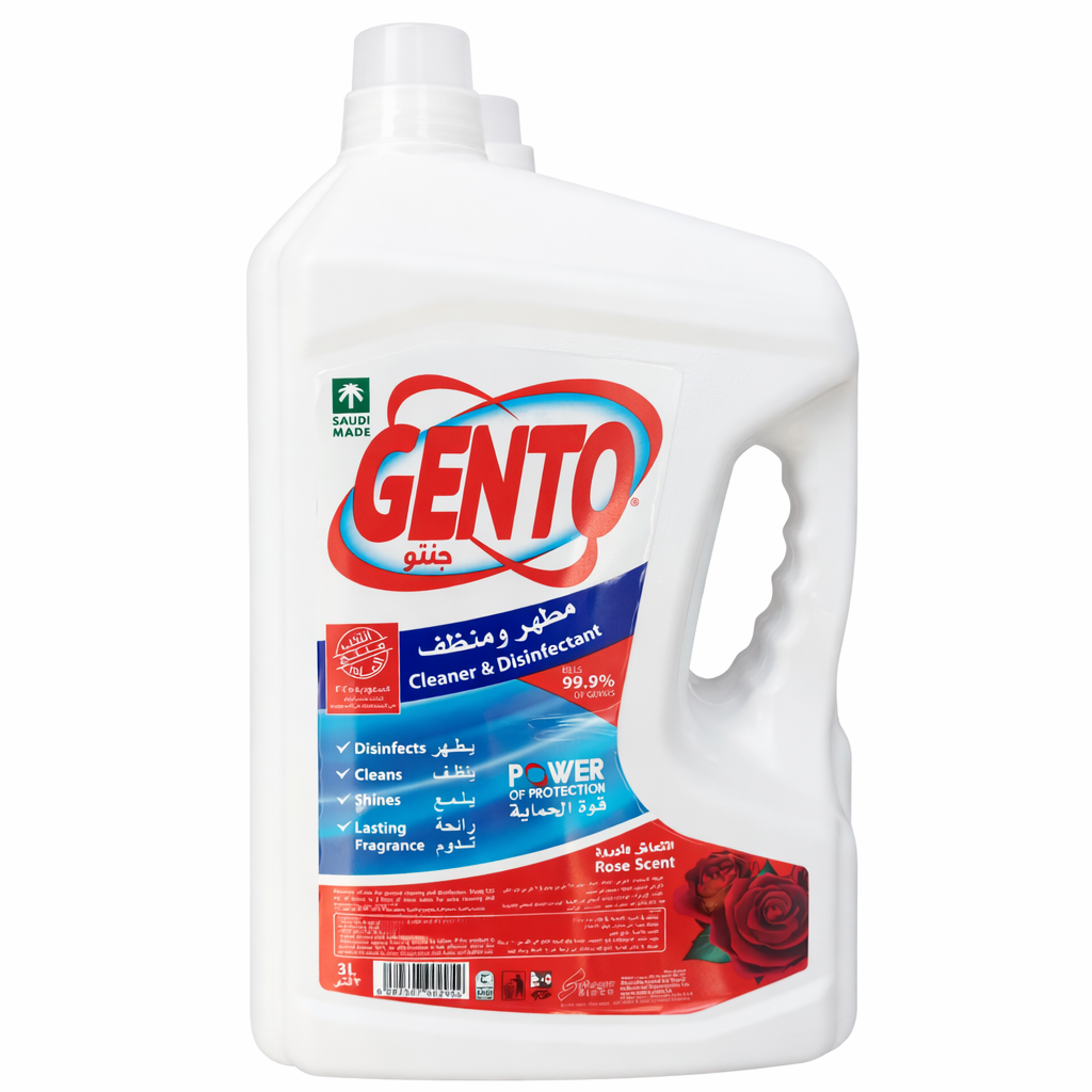 Gento Disinfectant – 3 Liters | Rose Scent