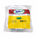 3B Rectangular Plastic Plate Size 1/2 – Pack of 50 Pieces × 30 Bundles