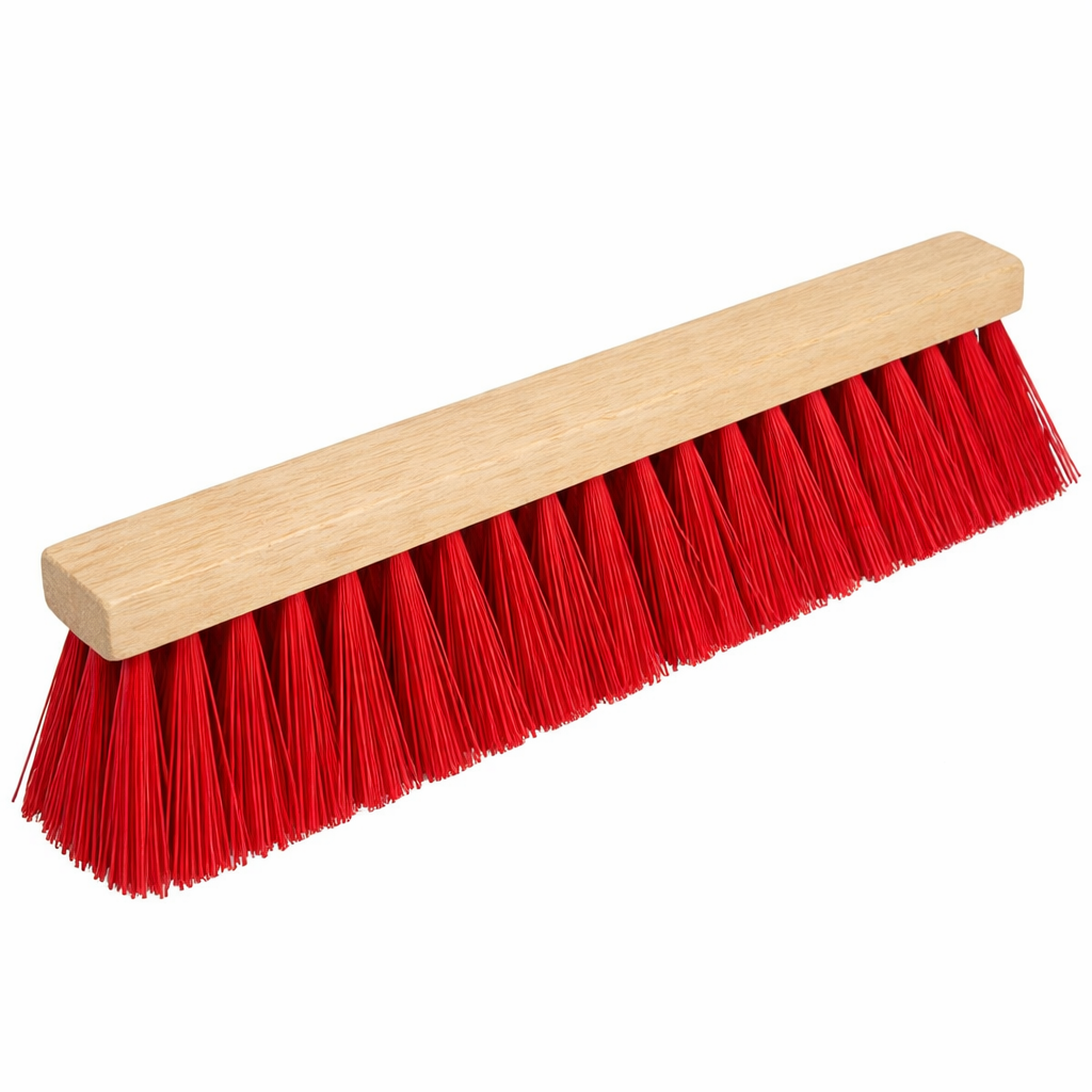 Municipal Rough Broom – 30 cm – Red – Pack of 24