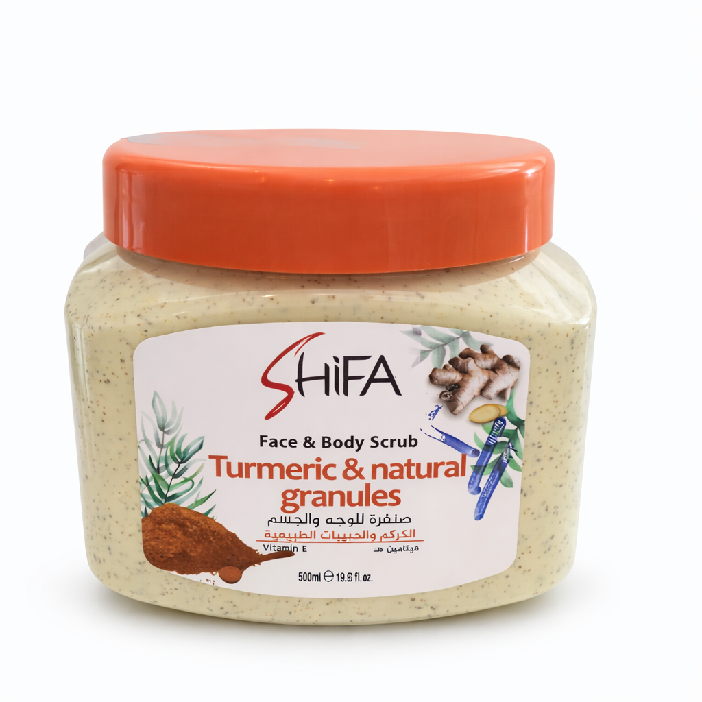 Shifa Face Scrub 500ml with Turmeric