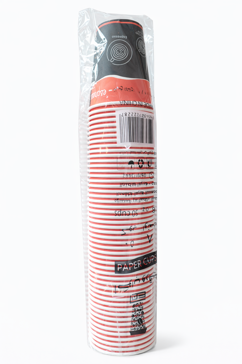 Paper Tea Cups 8 oz – Pack of 50
