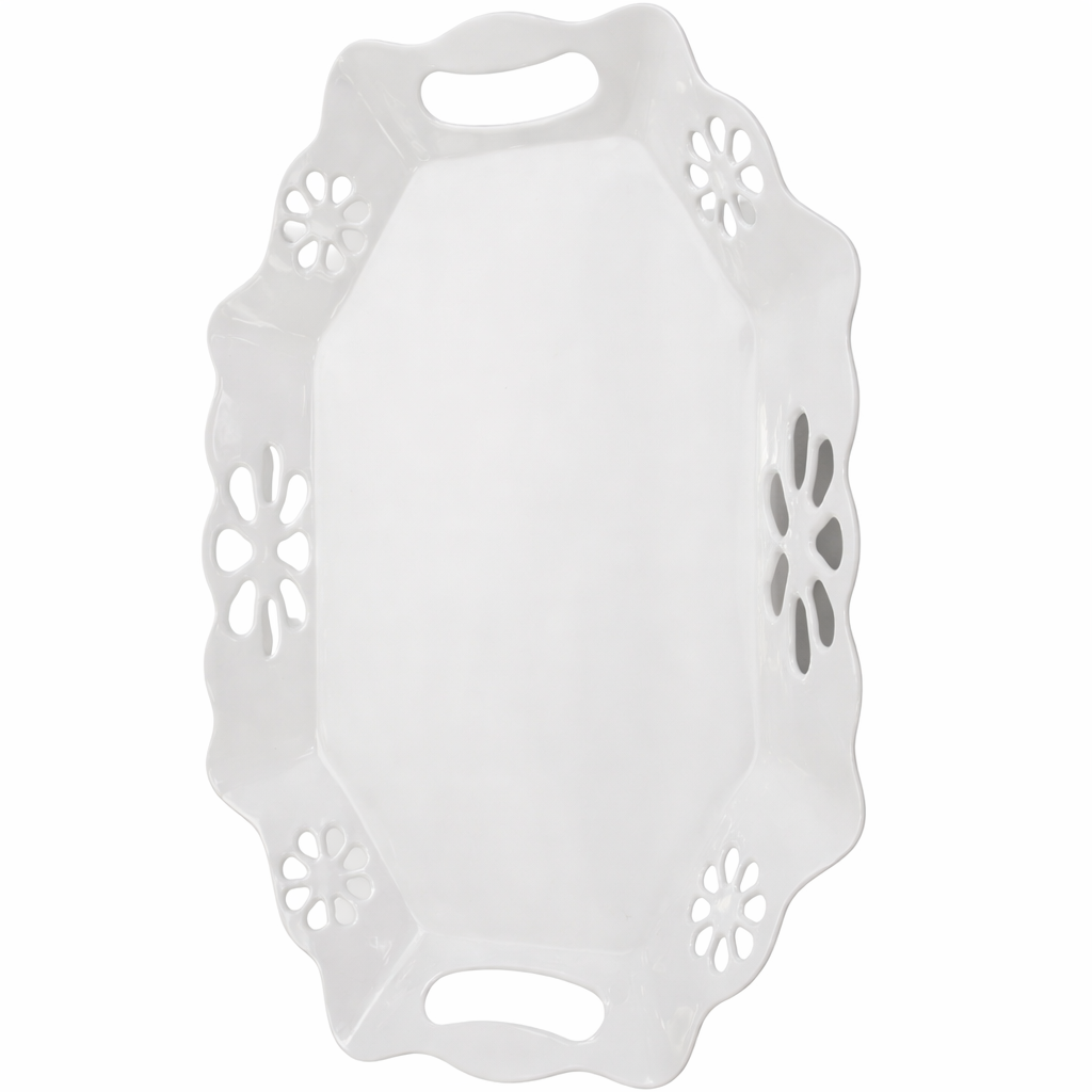 Rite White Melamine Plates – Tabasi Style | Model 7940