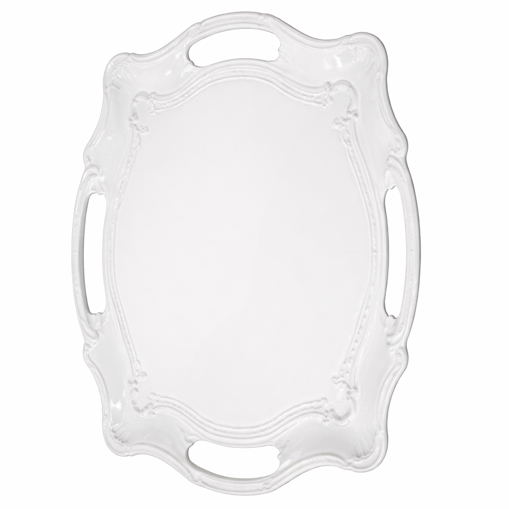 Rite Decorative White Melamine Plate – Size 27×36 cm | Model 6101