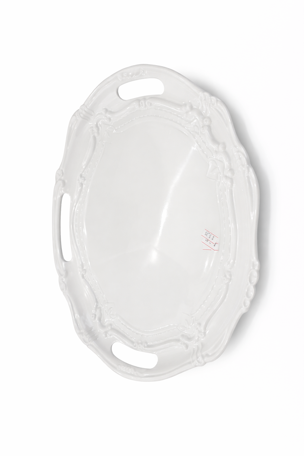 Rite Decorative White Round Melamine Plate – Size 32×31 cm | Model 6103