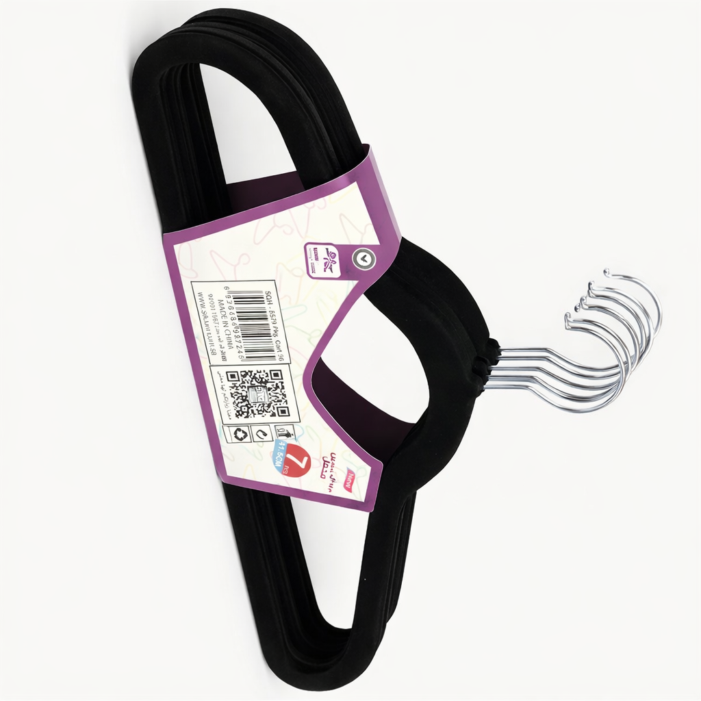Rite Velvet Clothes Hangers – 7 Pieces (Model 8579)