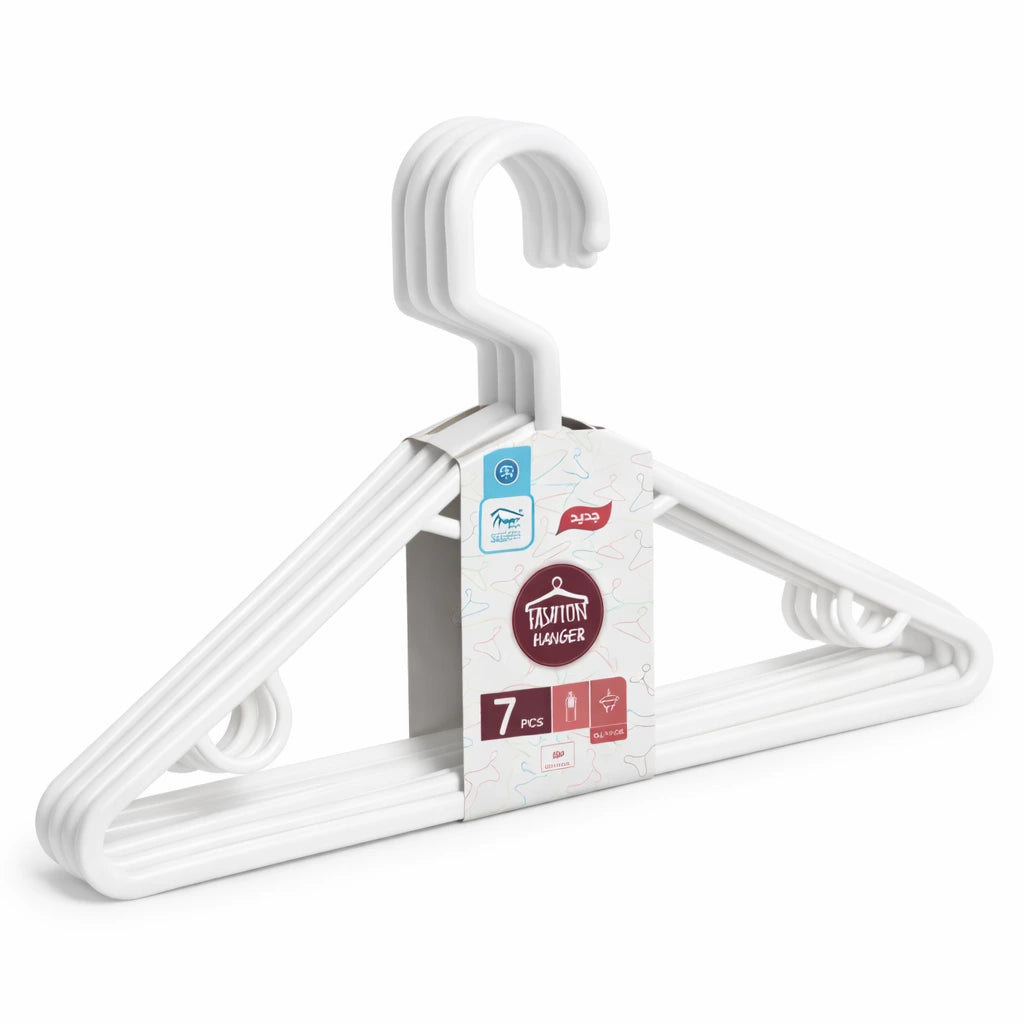 Rite White Clothes Hangers –7 Pieces (Model 8481)