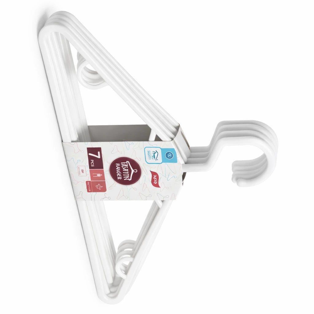 Rite White Clothes Hangers –7 Pieces (Model 8481)
