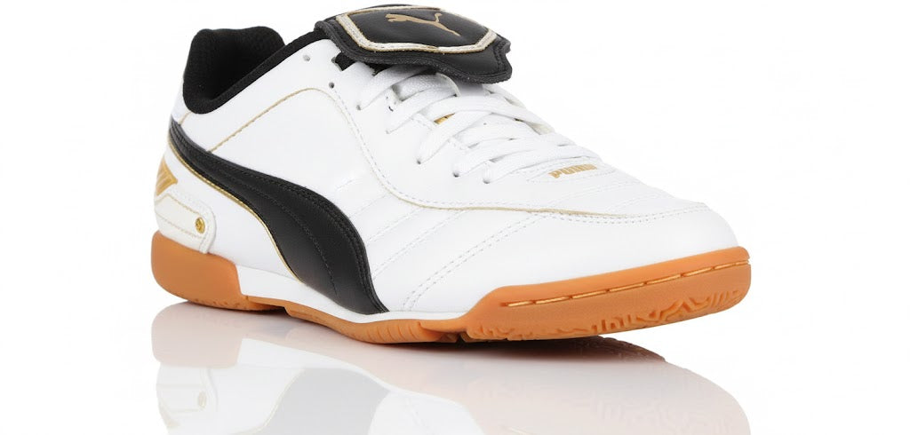 kids shoes white * black * gold  (Puma)