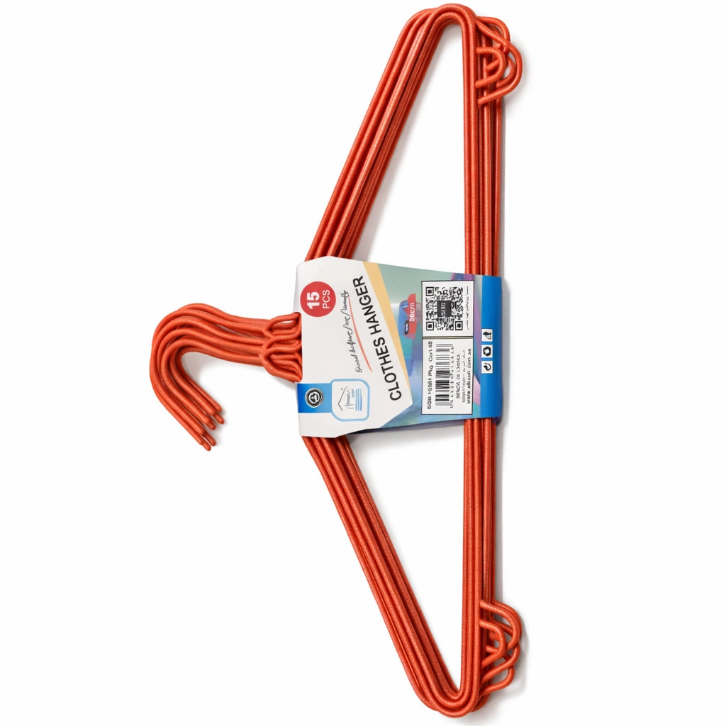Rite Metal Clothes Hangers – 15 Pieces (Model 10381)