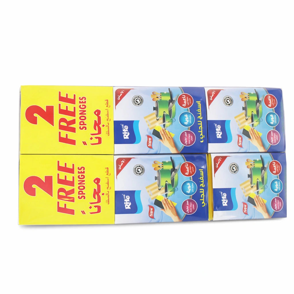 Rite Dishwashing Sponge 4+2 – Strong Cleaning Power