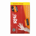 Rite Disposable Clear Gloves – Size L, 45 Pieces (Model 7662)
