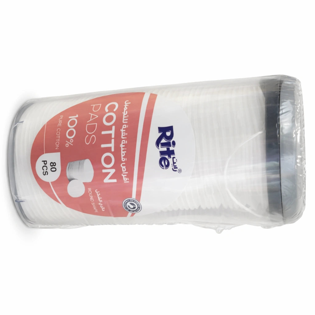 Rite Beauty Cotton Pads 80 Pieces with Stand – Model 8340