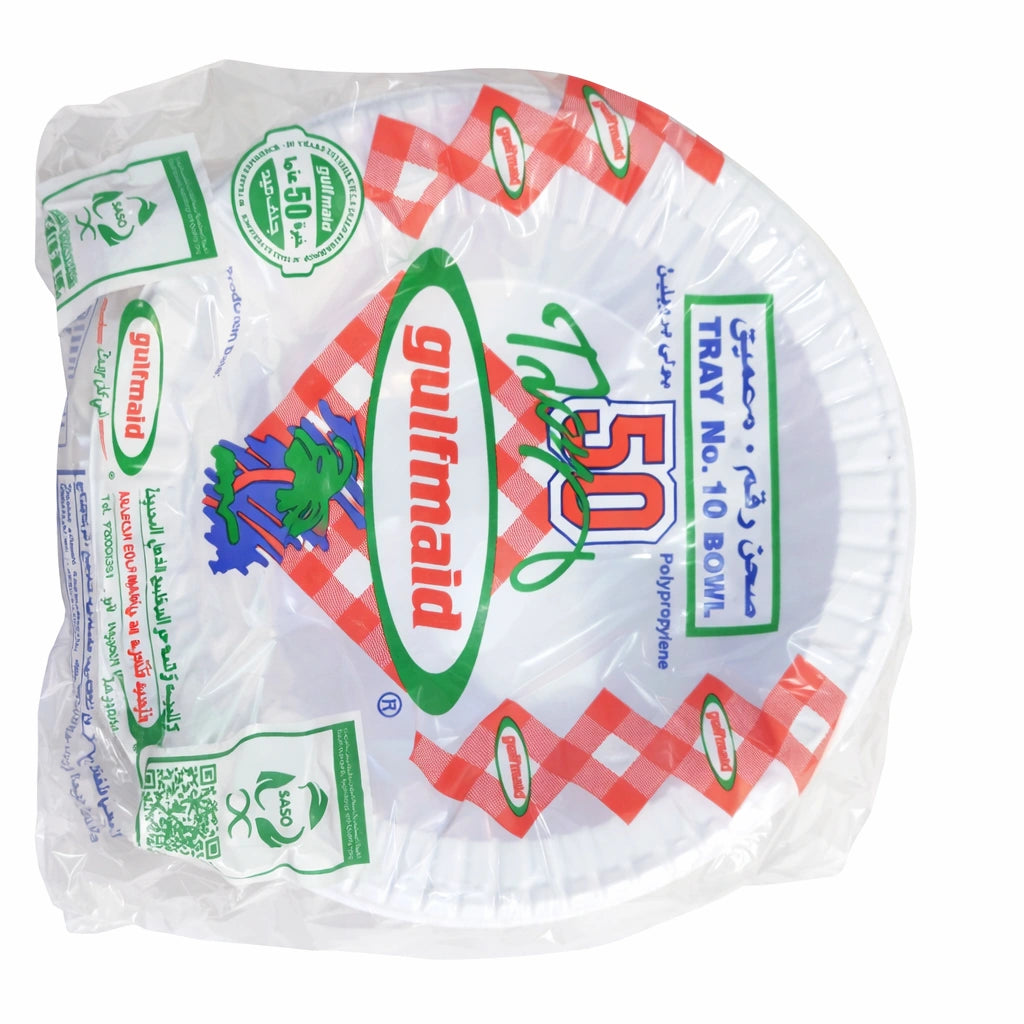 Al Khaleej Soup Plate Al Khaleej Soup Plate No.10 – 50 Pieces × 20 Packs
