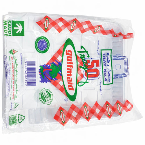 Al Khaleej Rectangular Plastic Plate Al Khaleej Rectangular Plastic Plate No.4 – 50 Pieces × 10 Packs