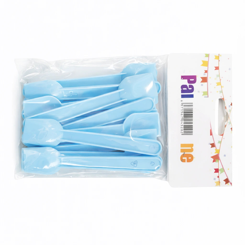 Blue Plastic Party Spoons – Model 4520