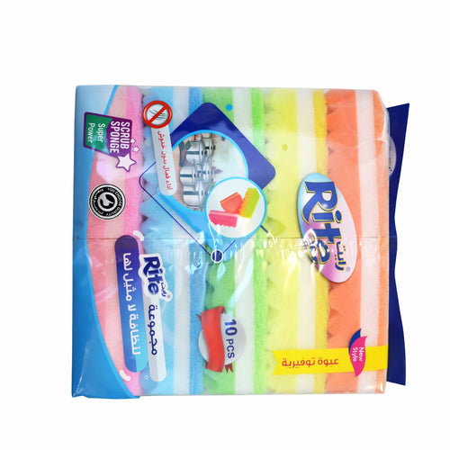 rite Colored Sponges – 10 Pieces – Model 126