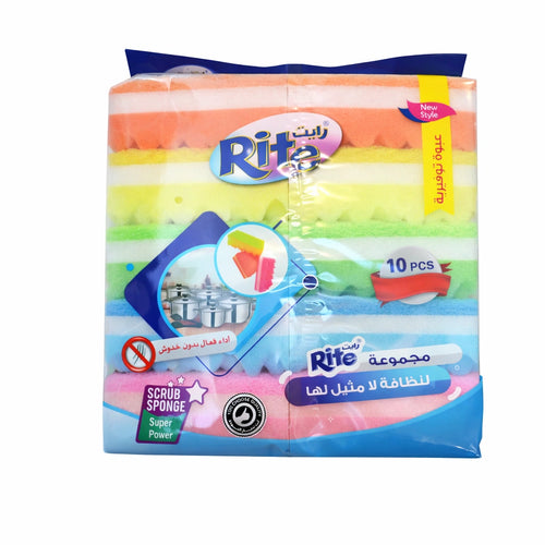 rite Colored Sponges – 10 Pieces – Model 126