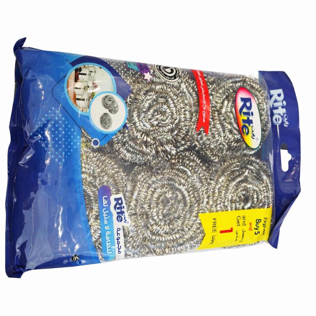 Stainless Steel Scourers – rite – 5+1 – Model 116