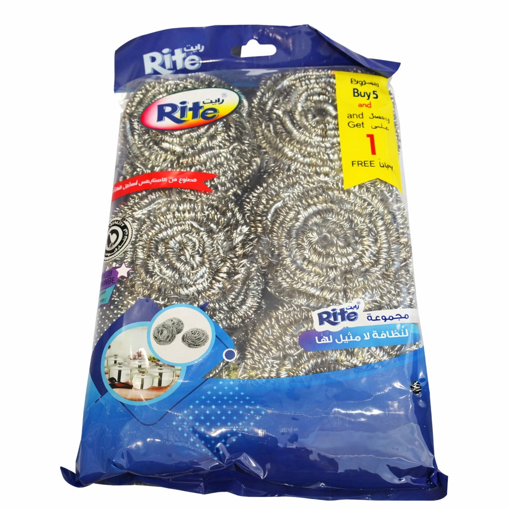 Stainless Steel Scourers – rite – 5+1 – Model 116