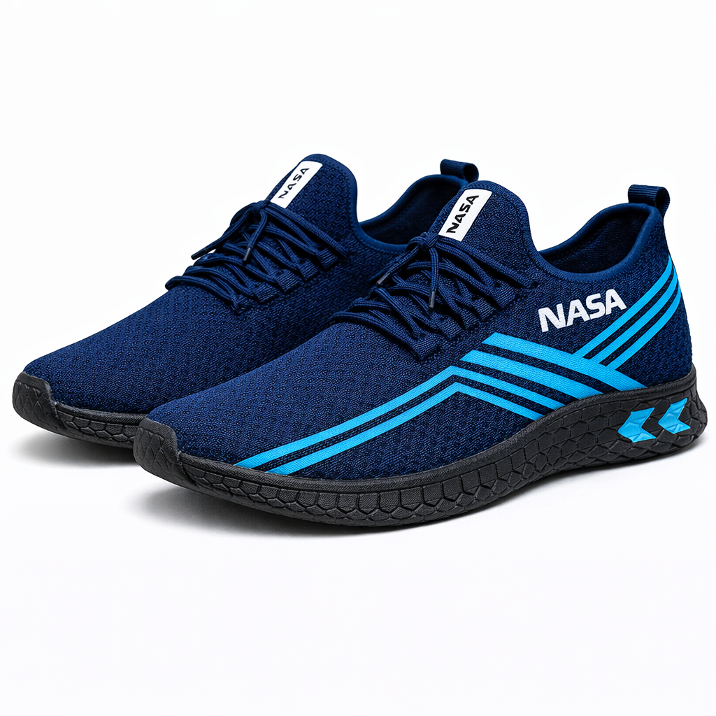 DARK BLUE* blue SHOES  (NASA)