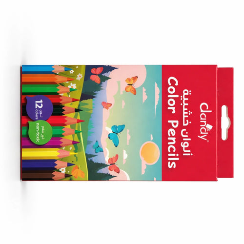 Wooden Colored Pencils 12 Colors – Model 1
