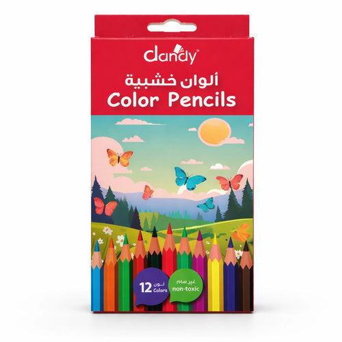 Wooden Colored Pencils 12 Colors – Model 1