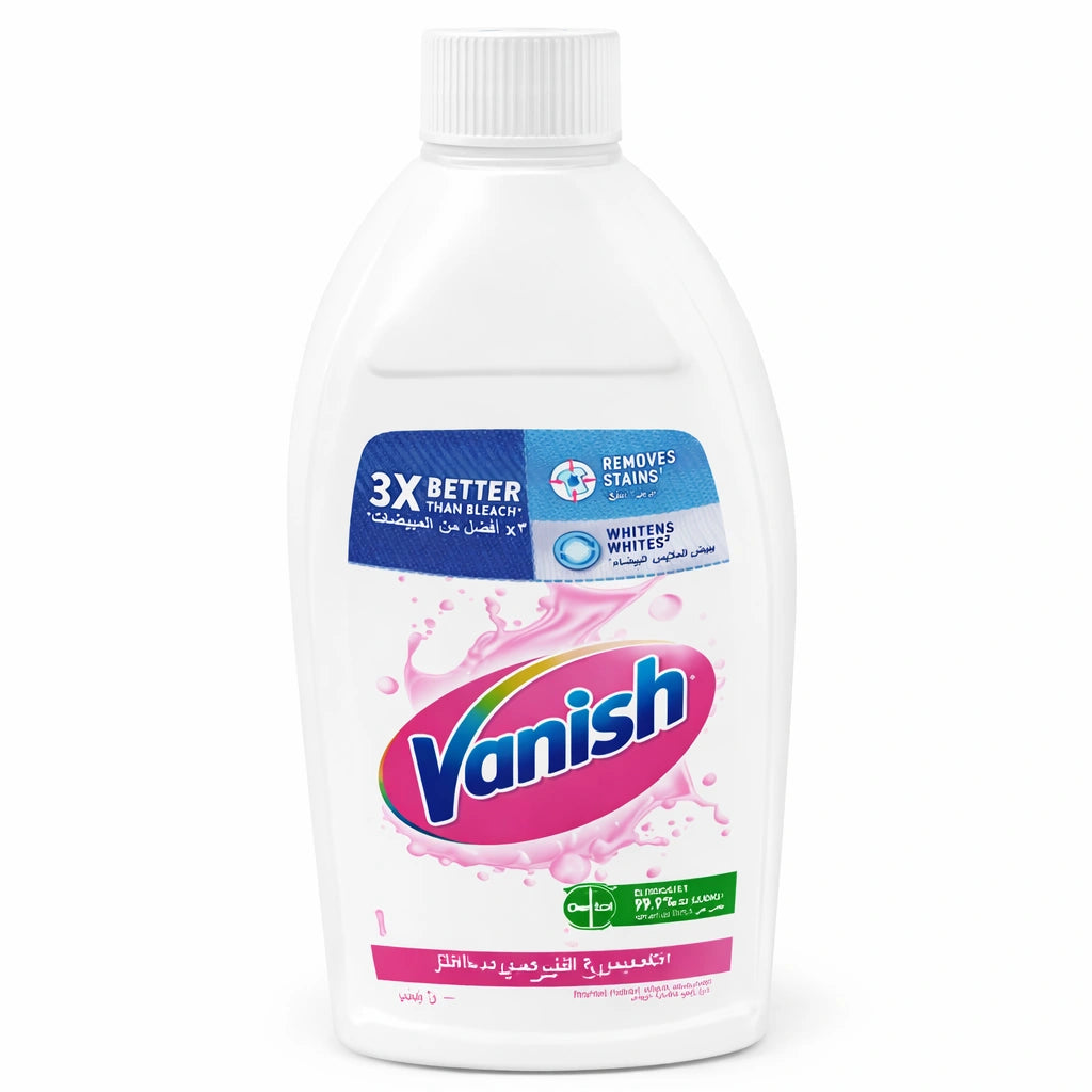 Vanish Liquid Stain Remover for Whites 495ml