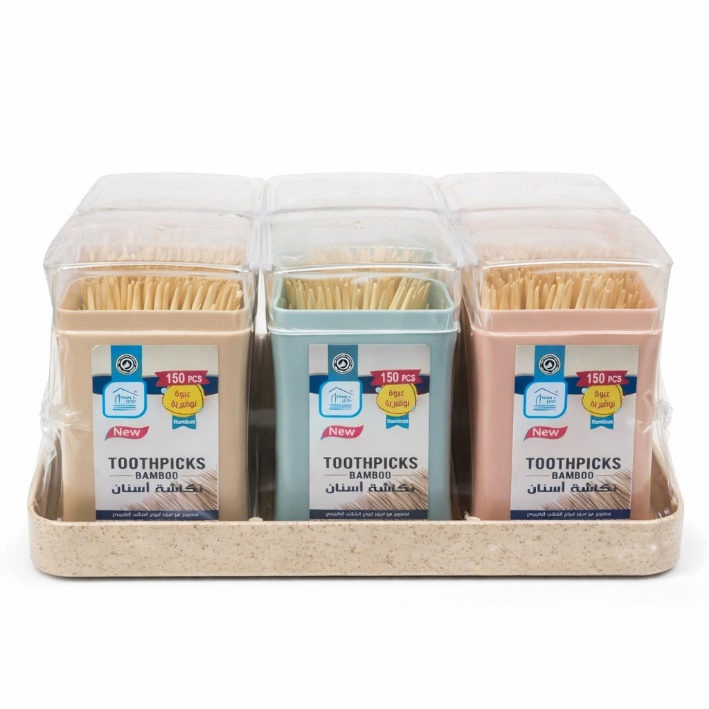 Rite Square Wooden Toothpicks – 900 Pieces (Model 8435)