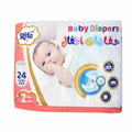 Rite Baby Diapers – Size 2 (Small) – Pink – 24 Pieces (Model 11969)