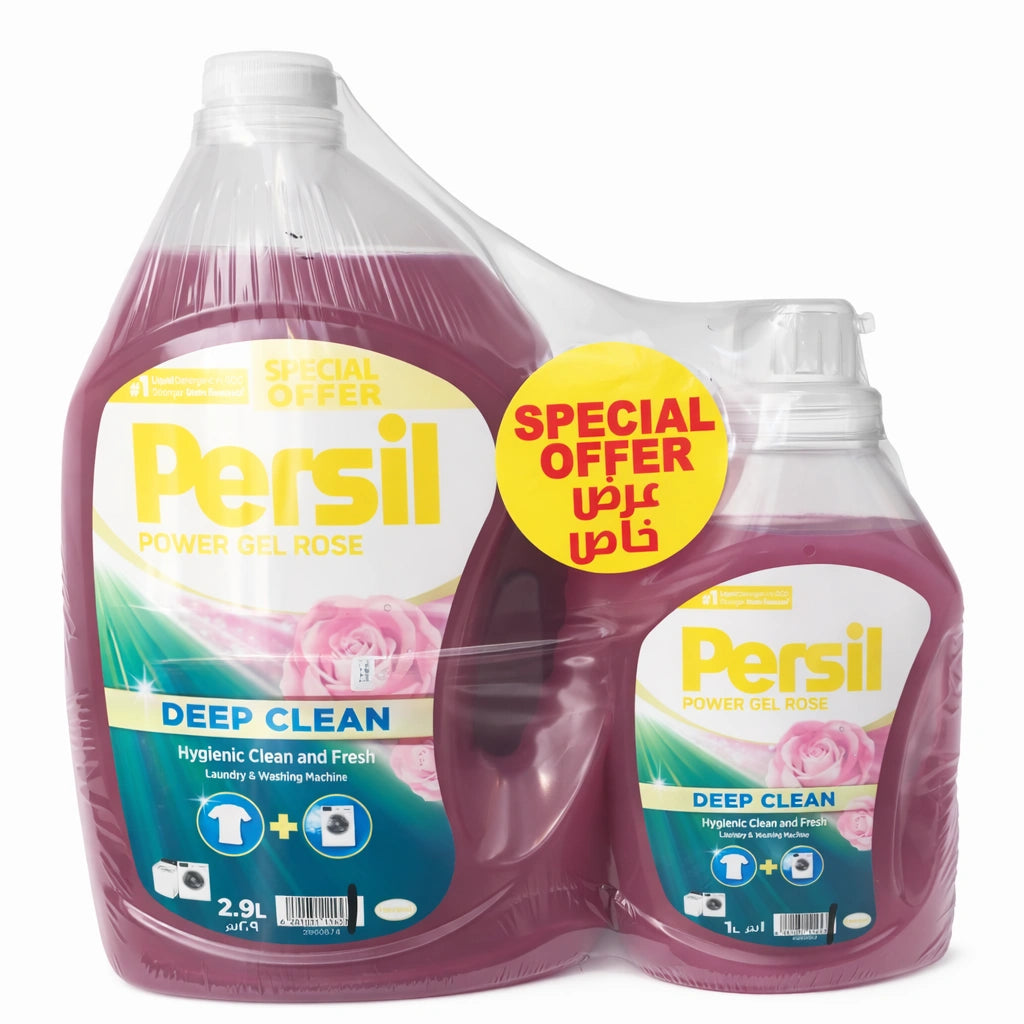 Persil Gel Rose 2.9L + 1L (Special Offer)