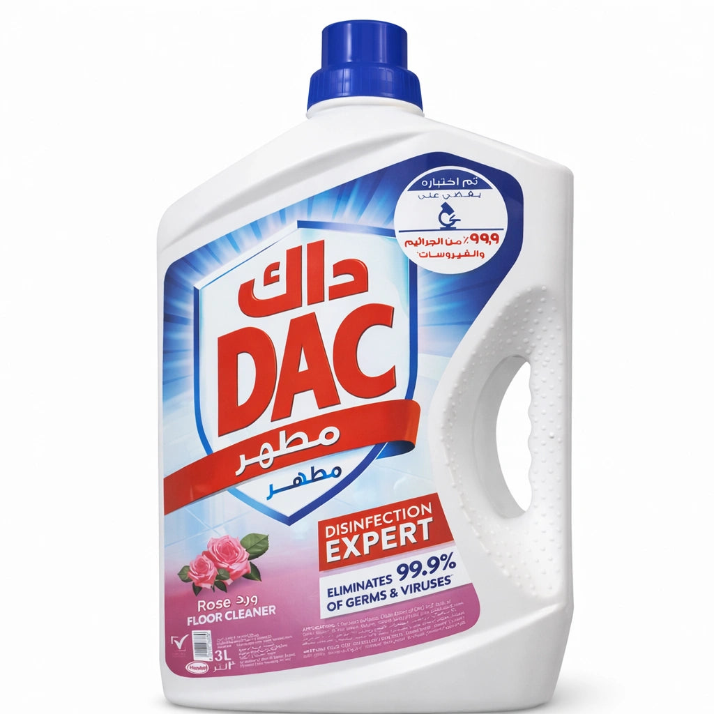 DAC Floor Disinfectant 3L – Rose