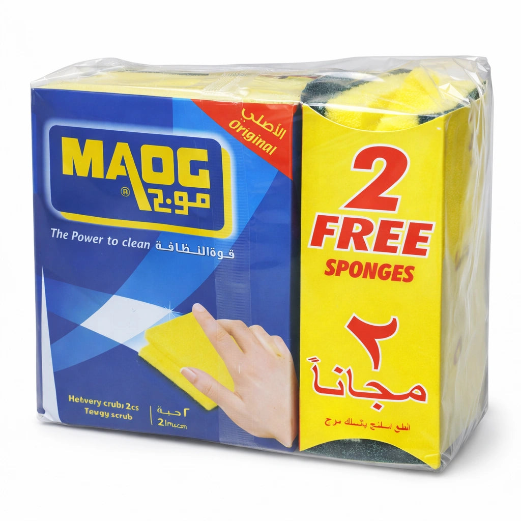 MAOG Dish Scrubber 4+2 Pieces (Special Offer)