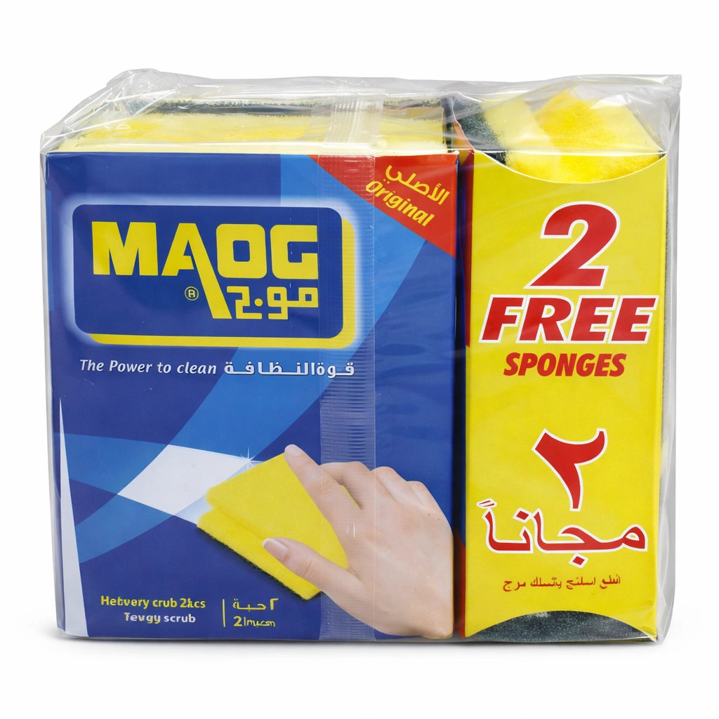 MAOG Dish Scrubber 4+2 Pieces (Special Offer)