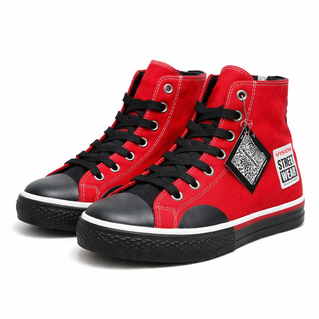 shoes  RED*BLACK ( VISION)