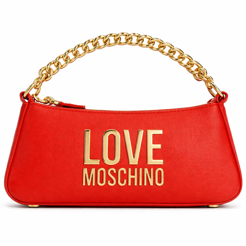 Women’s Red Italian Handbag (LOVE MOSCHINO)