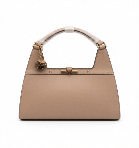 Italian Women’s Light Brown Beige Handbag (ALEX MAX)