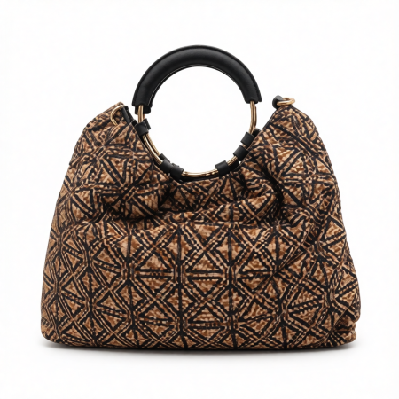 Woman's Brown Italian Handbag (ALEX MAX)