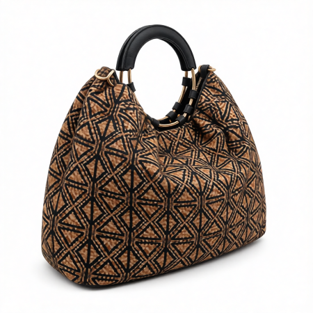 Woman's Brown Italian Handbag (ALEX MAX)