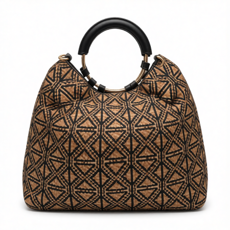 Woman's Brown Italian Handbag (ALEX MAX)