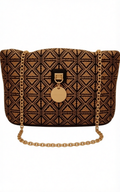 Woman's Brown Italian Handbag (ALEX MAX)