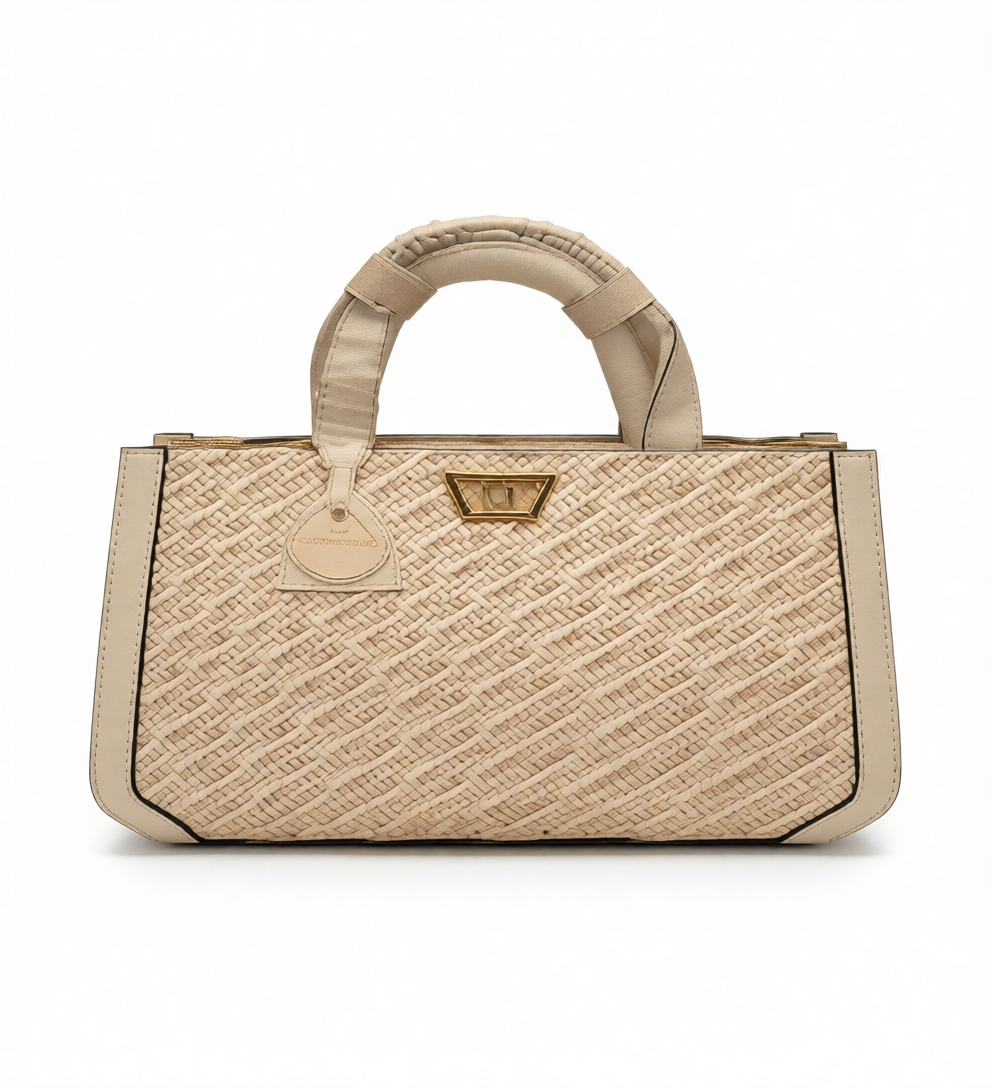 Classic Cream Handbag – Italian Brand (ALEX MAX)