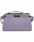 Woman's Puple Italian Handbag (ALEX MAX)